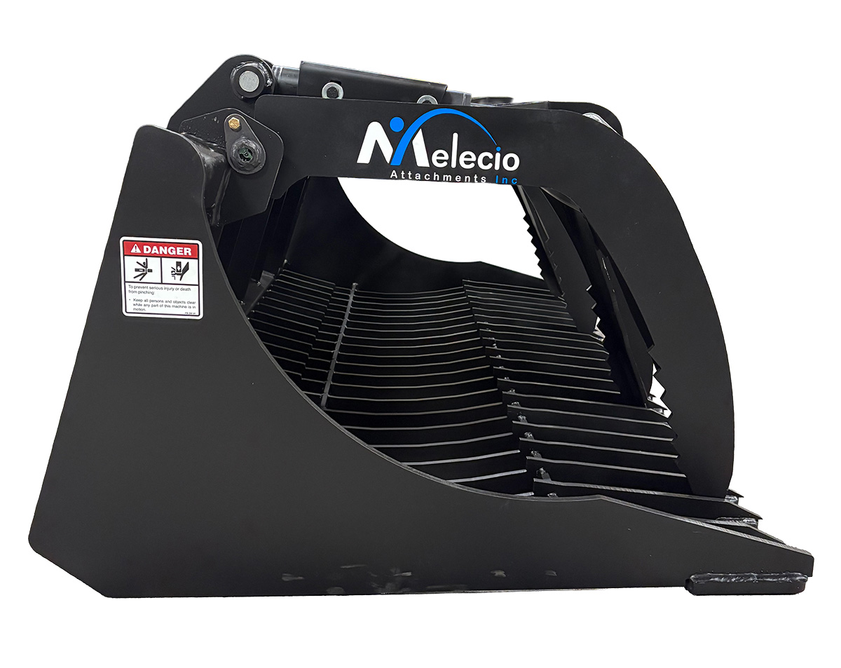 Skid-Steer Rock Grapple Bucket
