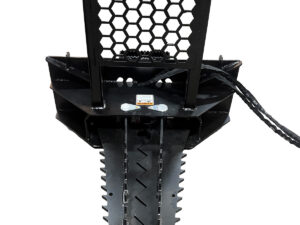 Skid Steer Heavy Duty Tree Puller closed