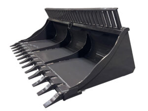 Skid Steer Tall Construction / Low-Profile Cat 4 Bucket