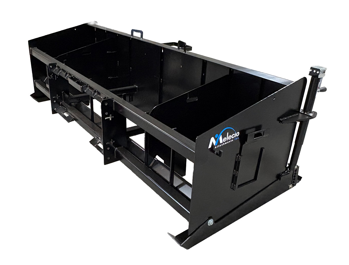 Asphalt Paver Box back angle