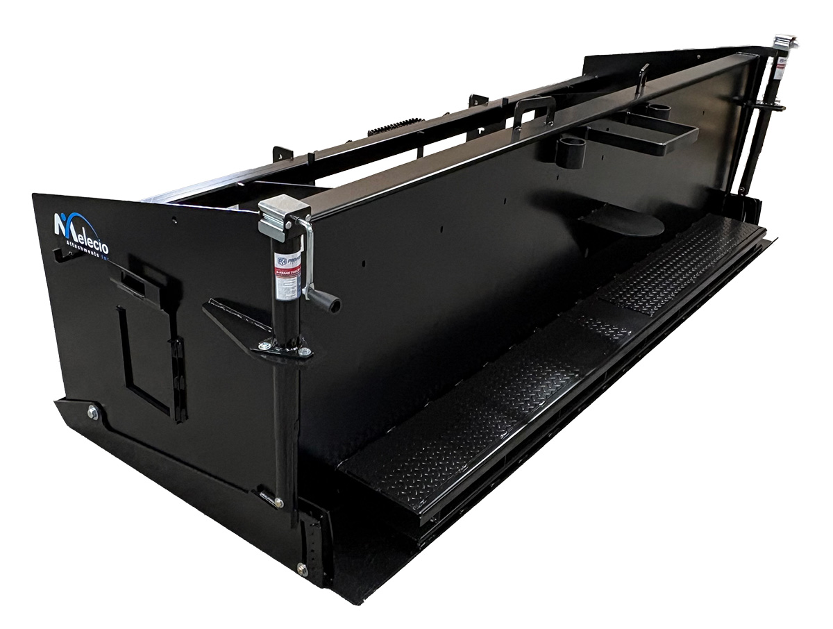 Asphalt Paver Box back angle